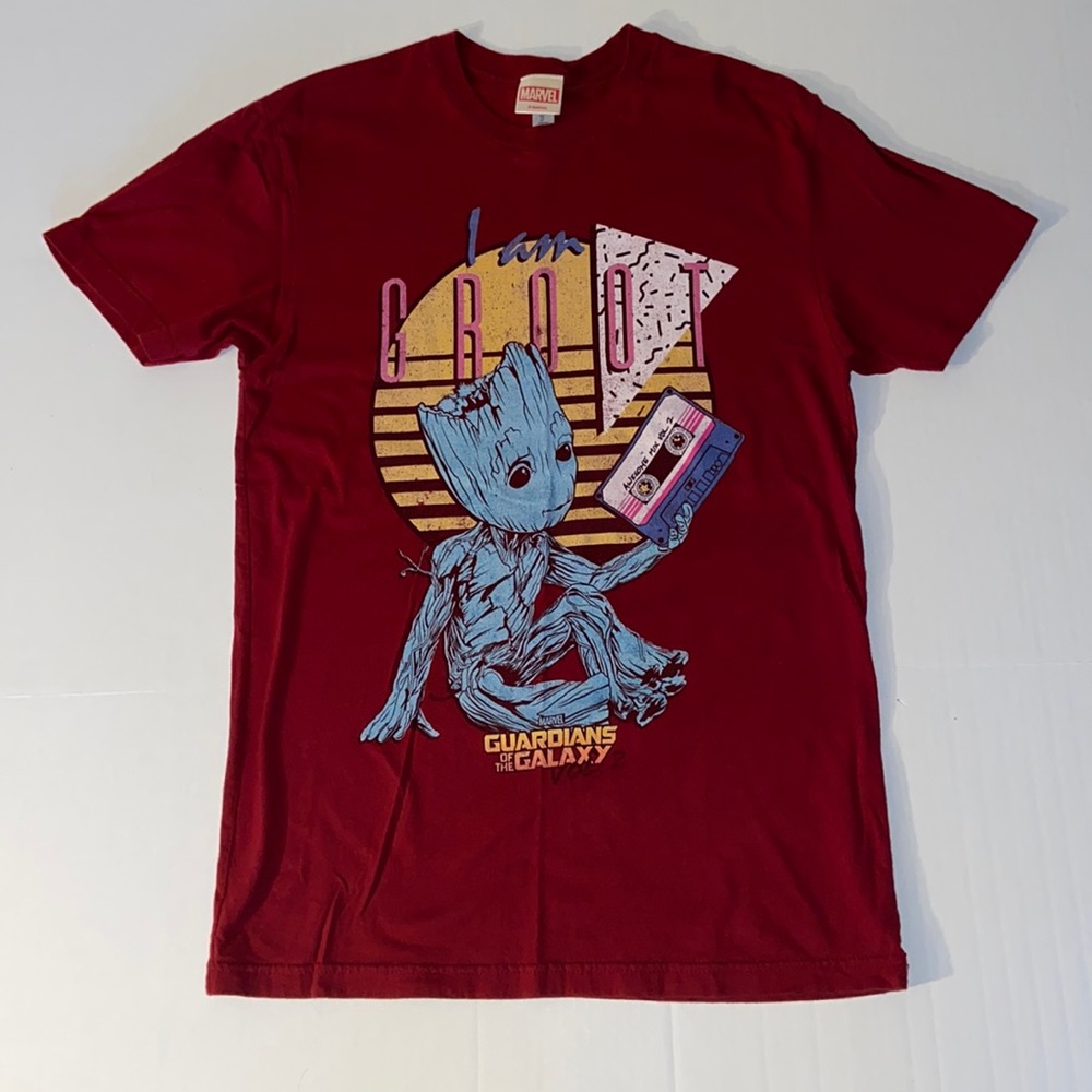 Next Level Apparel Fifth Sun Marvel I Am Groot Adult Small Graphic Tee